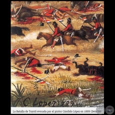 La batalla de Tuyut - Pintura de Cndido Lpez - Ao 1889